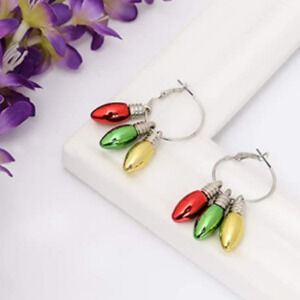 5/$25 Stocking Stuffer Christmas Bulbs Earrings Christmas Light Earrings Holiday